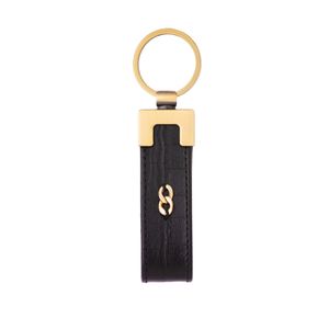جاکلیدی طلا 18 عیار مردانه گالری شیدا مجد مدل چرم کوروکو کد 02
