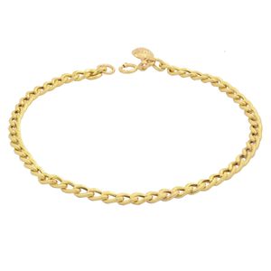دستبند زنجیری طلا کم اجرت 18 عیار زنانه طلای مستجابی مدل کارتیه کد t1664