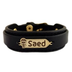 دستبند طلا 18 عیار بچگانه لیردا مدل ساعد