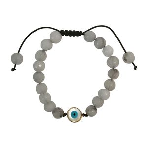 دستبند طلا 18 عیار زنانه طرح چشم مدل eye5