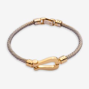 دستبند طلا 18 عیار زنانه وی گالری مدل فرد کد bga1509