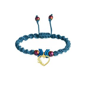 دستبند طلا 18 عیار زنانه گالری طلا توسطی مدل اسم تیفانی کد d46589