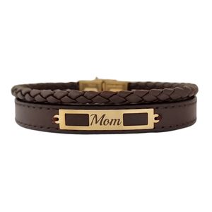 دستبند طلا 18 عیار مردانه لیردا مدل mom 825