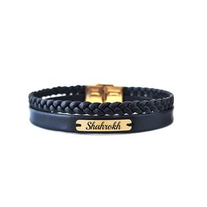 دستبند طلا 18 عیار مردانه لیردا مدل اسم شاهرخ کد zxc 227