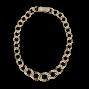 دستبند طلا کم اجرت 18 عیار زنانه طلا و شمش برلیان مدل سوپر تراش کد 01
