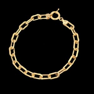 دستبند طلا کم اجرت 18 عیار زنانه طلا و شمش برلیان مدل هرمس