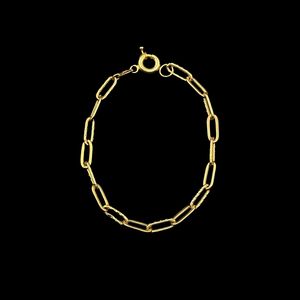 دستبند طلا کم اجرت 18 عیار زنانه ناریا مدل هرمس کد b30 02