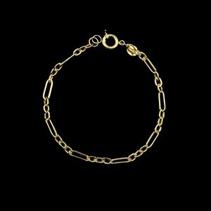 دستبند طلا کم اجرت 18 عیار زنانه ناریا مدل هرمس کد b30 03