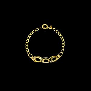 دستبند طلا کم اجرت 18 عیار زنانه ناریا مدل کلاسیک کد 005