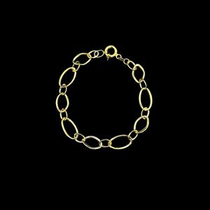دستبند طلا کم اجرت 18 عیار زنانه ناریا مدل کلاسیک کد a0010