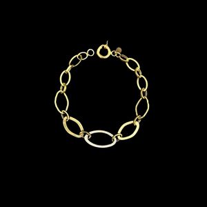 دستبند طلا کم اجرت 18 عیار زنانه ناریا مدل کلاسیک کد a008