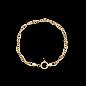 دستبند طلا کم اجرت 18 عیار زنانه گالری طلا و شمش برلیان مدل 4099