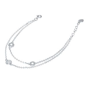 دستبند نقره اقلیمه کد dn216