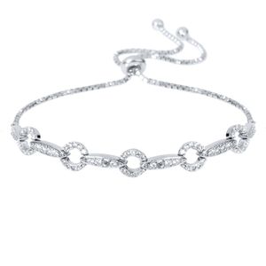 دستبند نقره اقلیمه کد dn225