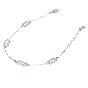 دستبند نقره اقلیمه کد dn234