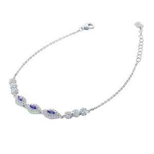 دستبند نقره اقلیمه کد dn339