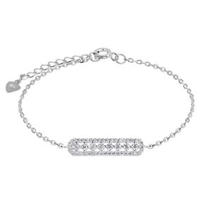 دستبند نقره زنانه اقلیمه کد dn438