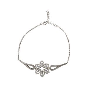 دستبند نقره زنانه مدل b100