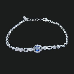 دستبند نقره زنانه مسعود جلالی نقره کار مدل tanzanite 01