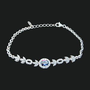 دستبند نقره زنانه مسعود جلالی نقره کار مدل tanzanite 06