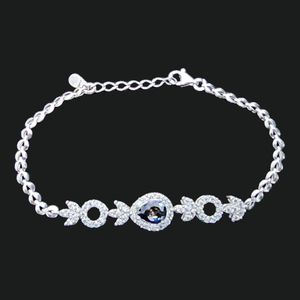 دستبند نقره زنانه مسعود جلالی نقره کار مدل tanzanite 09