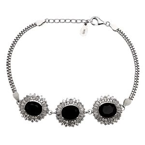 دستبند نقره زنانه کد ng8335
