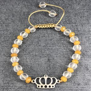دستبند نقره زنانه گیرا مدل تاج