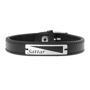 دستبند نقره مردانه لیردا مدل اسم ستار 5533
