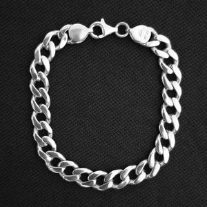 دستبند نقره مردانه کد hn770