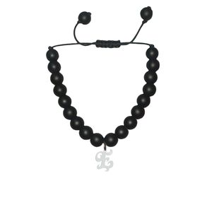 دستبند نقره هایکا طرح حرف e مدل n.ha 787