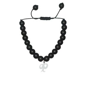 دستبند نقره هایکا طرح حرف p مدل n.ha 798