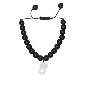 دستبند نقره هایکا طرح خرس مدل n.ha1 370