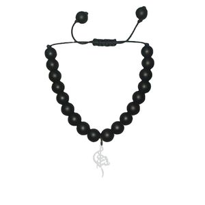 دستبند نقره هایکا طرح شراره مدل n.ha1 275