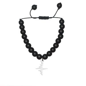 دستبند نقره هایکا طرح ضربان قلب مدل n.ha1 28