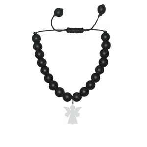 دستبند نقره هایکا طرح فرشته مدل n.ha1 346