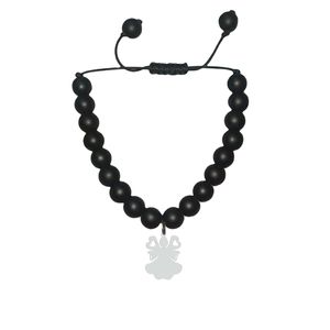 دستبند نقره هایکا طرح فرشته و قلب مدل n.ha1 418