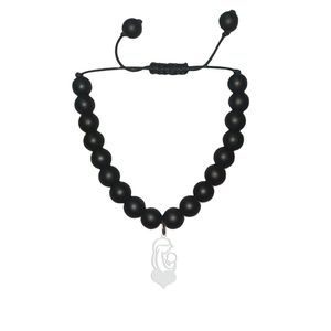 دستبند نقره هایکا طرح قلب و مادر و نوزاد مدل n.ha1 222