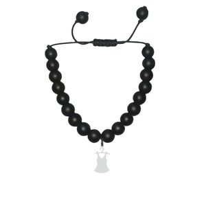 دستبند نقره هایکا طرح لباس و رخت آویز مدل n.ha1_701