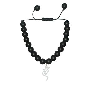 دستبند نقره هایکا طرح مژگان مدل n.ha1 283