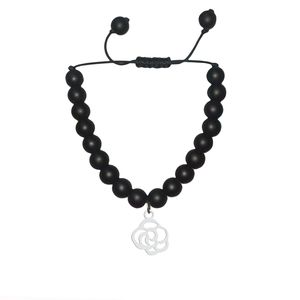 دستبند نقره هایکا طرح گل مدل n.ha1 145