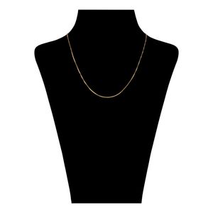 زنجیر طلا 18 عیار زنانه گلدم طرح ونیزی مدل pe 3070014