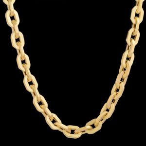 زنجیر طلا 18 عیار مردانه طلای مستجابی مدل گلستانه کد r65