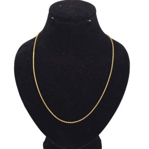 زنجیر طلا کم اعجرت 18 عیار زنانه طلا و شمش برلیان مدل فلامینگو 40
