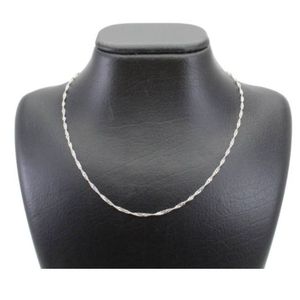 زنجیر نقره زنانه مدل دیسکو کد p980