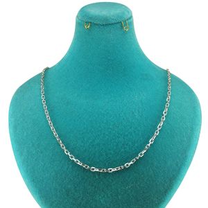 زنجیر نقره سلین کالا مدل آجری کد t59 g9