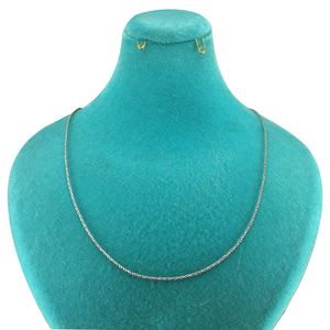 زنجیر نقره سلین کالا مدل سیاه قلم تابیده کد t43 g2.8