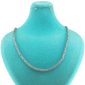 زنجیر نقره سلین کالا مدل سیاه قلم تابیده کد t60 g24.28