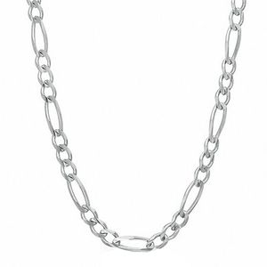 زنجیر نقره طرح فیگارو مدل fe4536