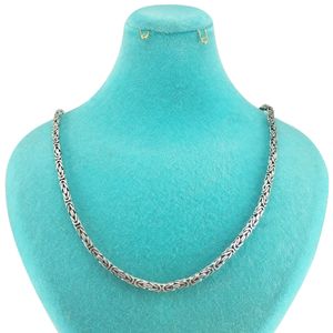 زنجیر نقره مردانه سلین کالا مدل تابیده کد t65 g33.71