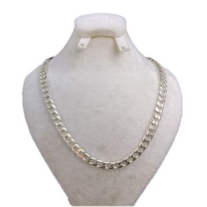 زنجیر نقره مردانه مدل gol 1167